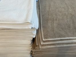 Hochwertige Handtücher zum halben Preis