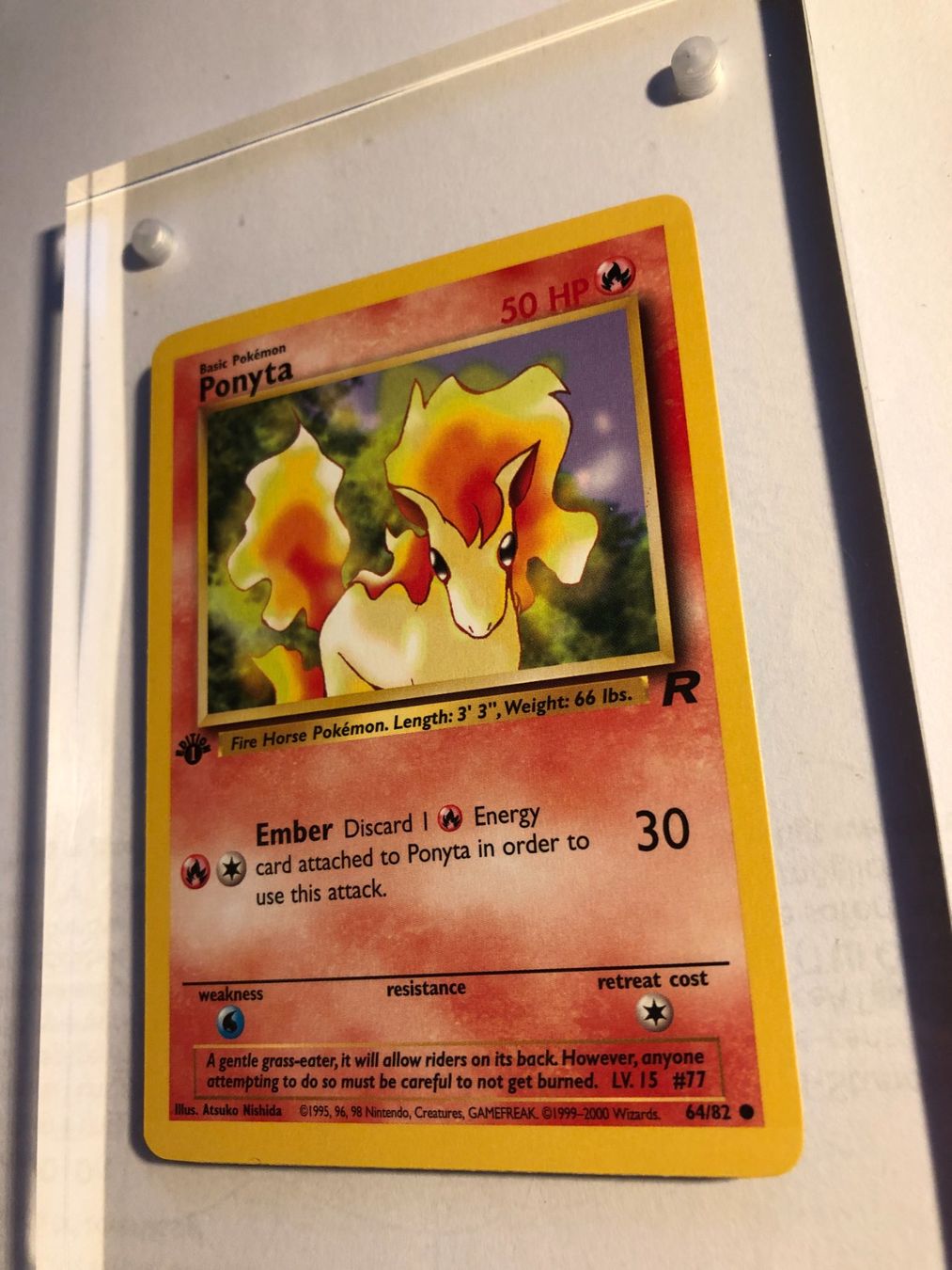 Sammelbilder & Trading cards: Ponyta 1st Team Rocket - MINT - ab 1.- – Gebraucht aus Giubiasco von dan_pr8b 2