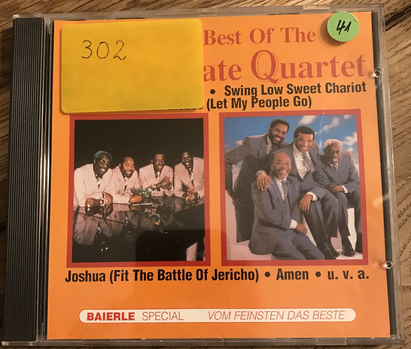 CD: CD- Golden Gate Quartett - The very Best – Usato da Guntershausen venduto da Gloominati