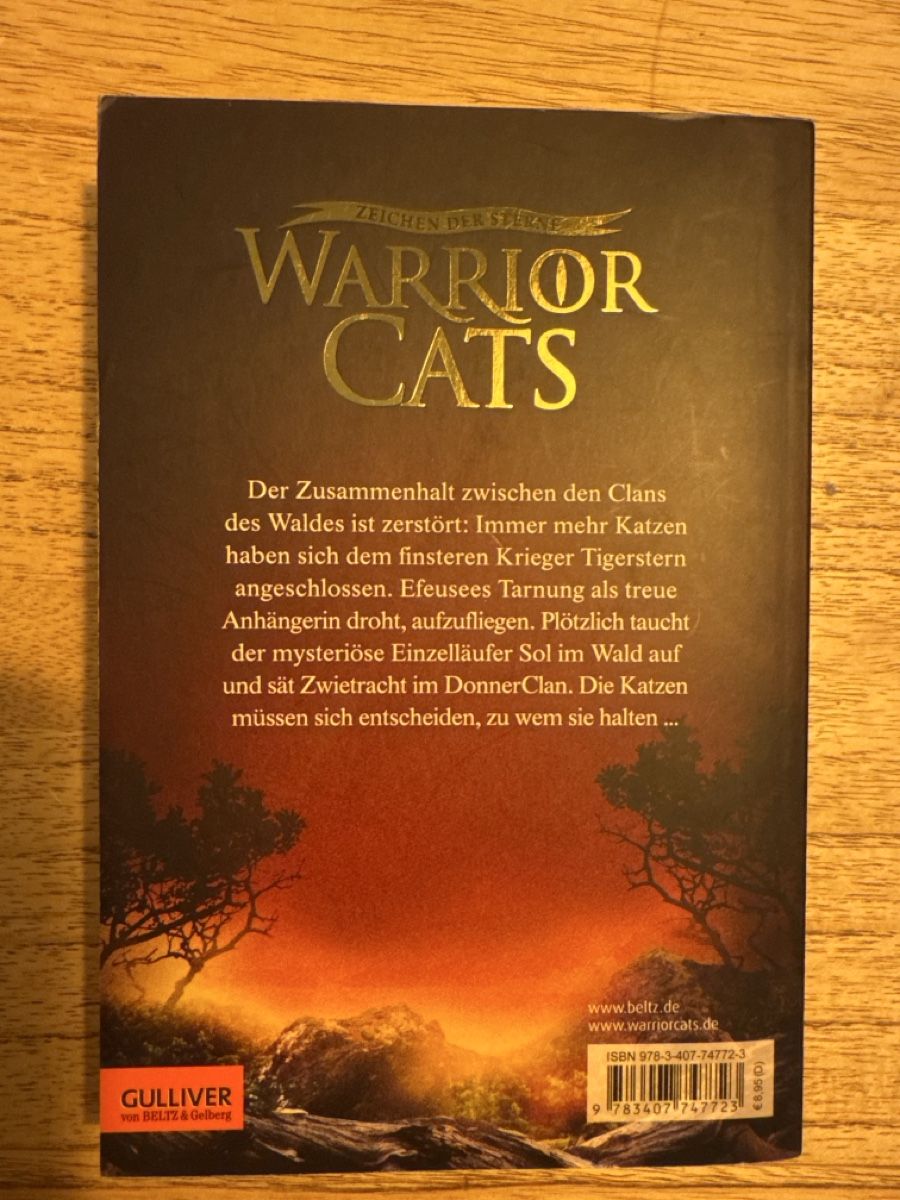 Libri: Warrior Cats Staffel 4 Band 5 – Usato da Zürich venduto da vivaperu 1