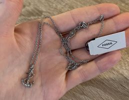 NEU: FOSSIL Halskette mit Anker Anhänger - mit Etikett! ⚓️✨