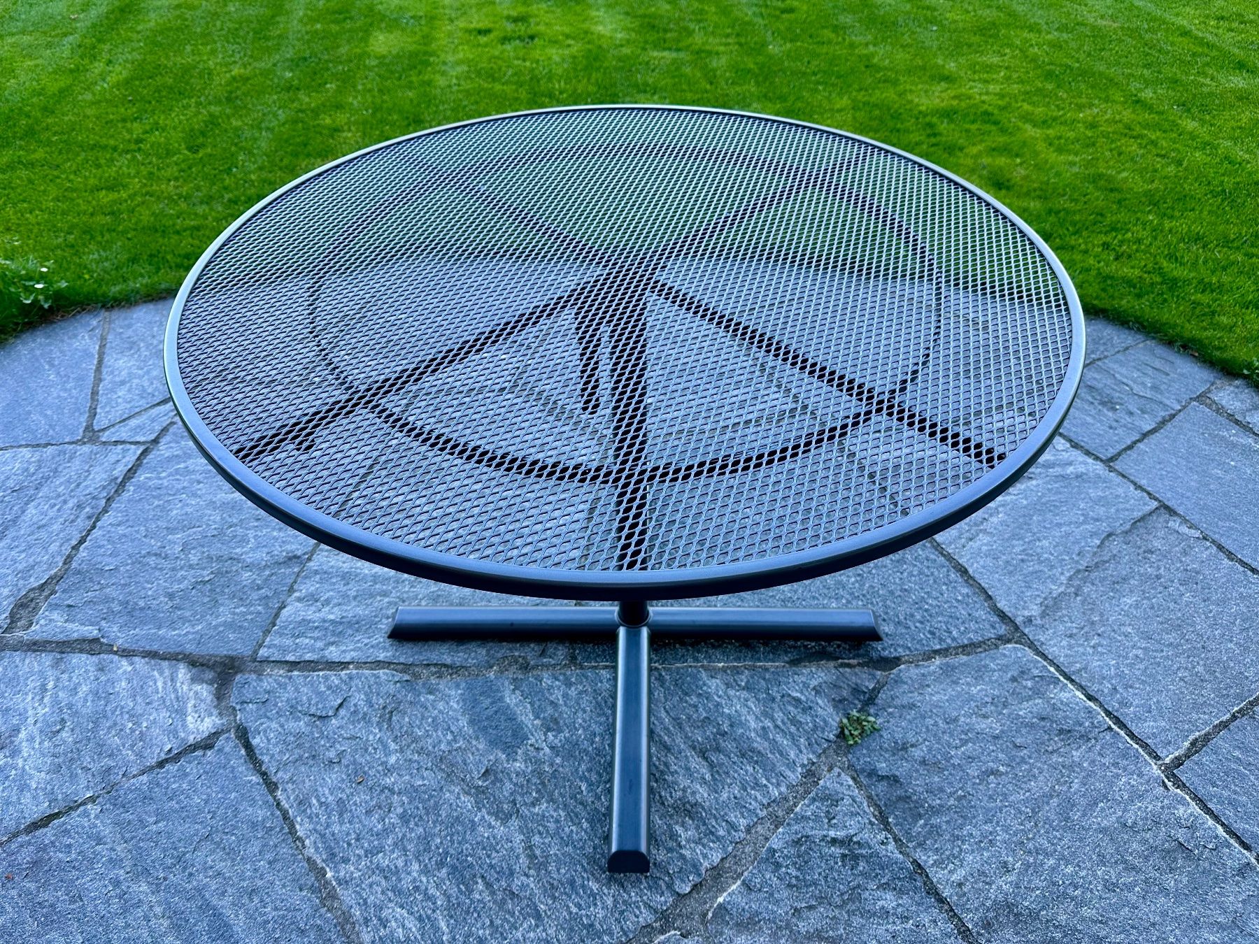 Hunn Set de table et chaises: Gartentisch rund mit 4 Stühlen, Metall anthrazit – D'occasion à Leissigen par lolo4053 1