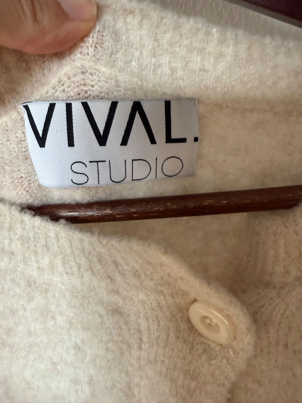 Maglioni & Felpe: VIVAL STUDIO Strickjacke NAD, Beige, Gr. M – Usato da Ettingen venduto da cla_526w 2