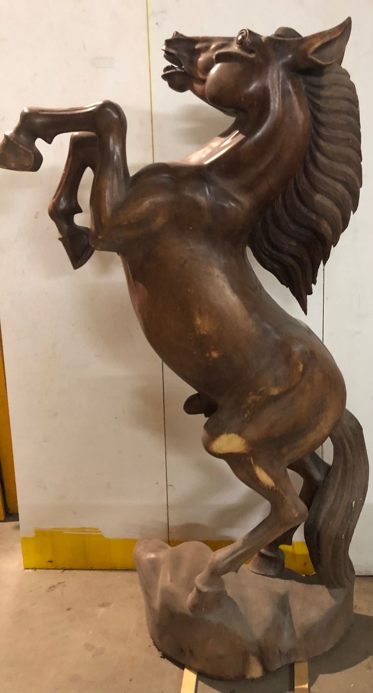 Articoli in legno: Pferd aus Teakholz Höhe 1.6 Meter – Nuovo (secondo la descrizione) da Muttenz venduto da -Fabio- 3