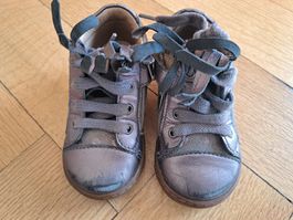 Shoo Pom Kinderschuhe Leder metallic Grösse 21 gebraucht