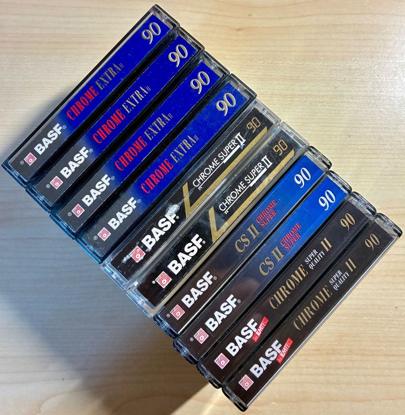 Kompaktkassetten: 10Audio Kassetten BASF, Gebraucht, Vintage – Gebraucht aus Buchberg von ICM-Tapefan-1961-MCS
