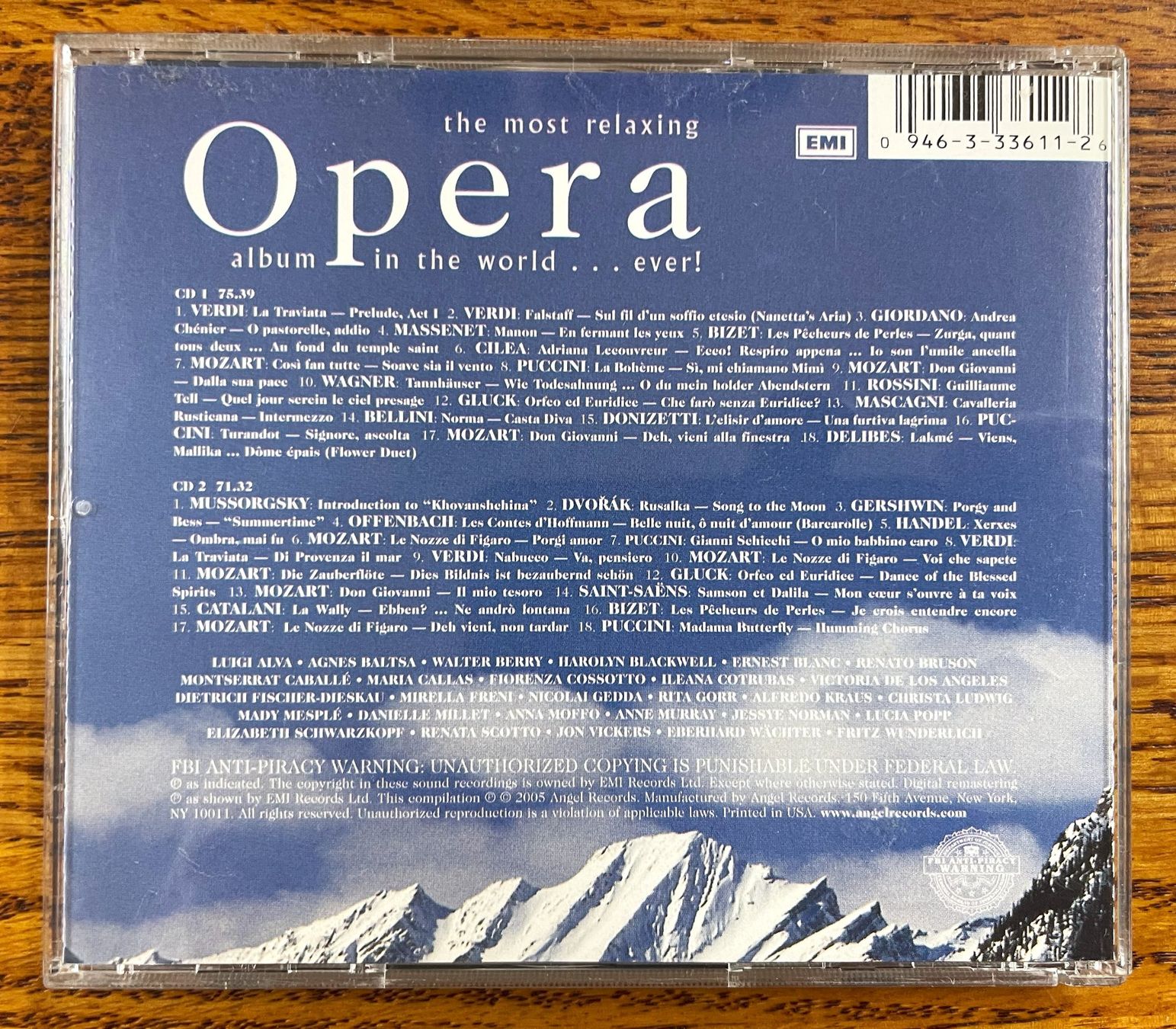 CD: The Most Relaxing - OPERA - CD – Usato da Oftringen venduto da Vucki 1