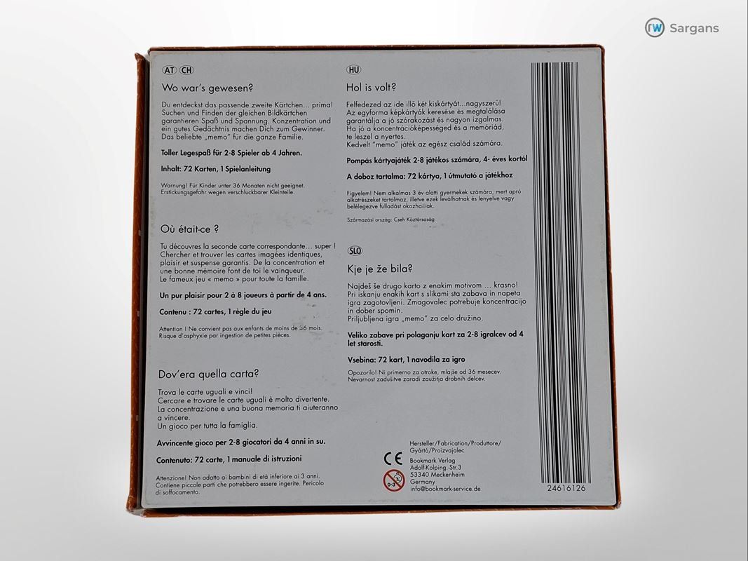 Giochi: BOOKMARK Memo Bob der Baumeister – Usato da Sargans venduto da Restwert_Sargans 1