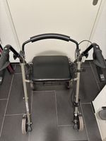 Rollator Gehhilfe mit Sitz und Korb gebrauchter Zustand