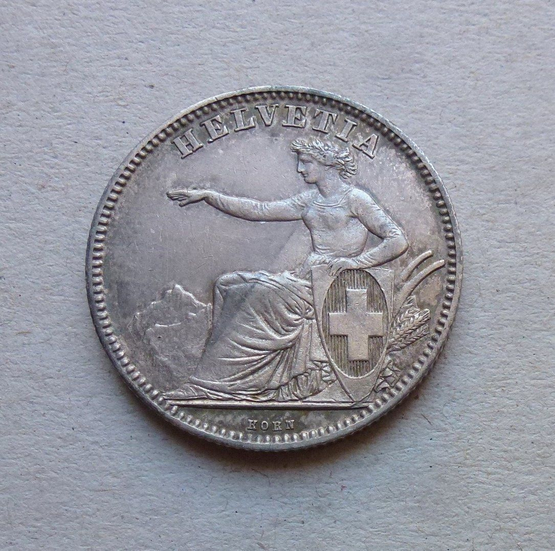 Tutti le monete: ++ 2.- Franken 1862, gute Erhaltung – Usato da Walkringen venduto da Casablanca777 1