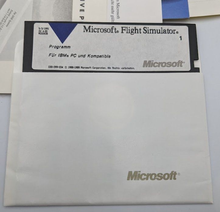 Microsoft Giochi: Microsoft Flugsimulator / Flight Simulator 4.0 Bigbox – Usato da Bad Ragaz venduto da MR_BR 5