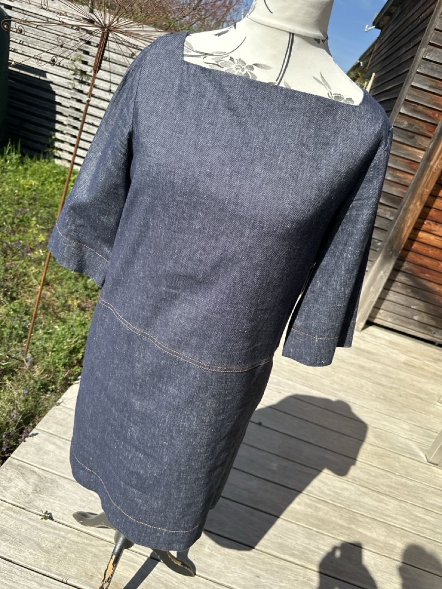 Vestiti: Antonelli Kleid, Grösse 38, Jeans-Look – Usato da Watt venduto da apfel70rot