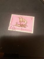 San Marino Timbre Rare 3 Lires - Ancien Bateau à Voiles!