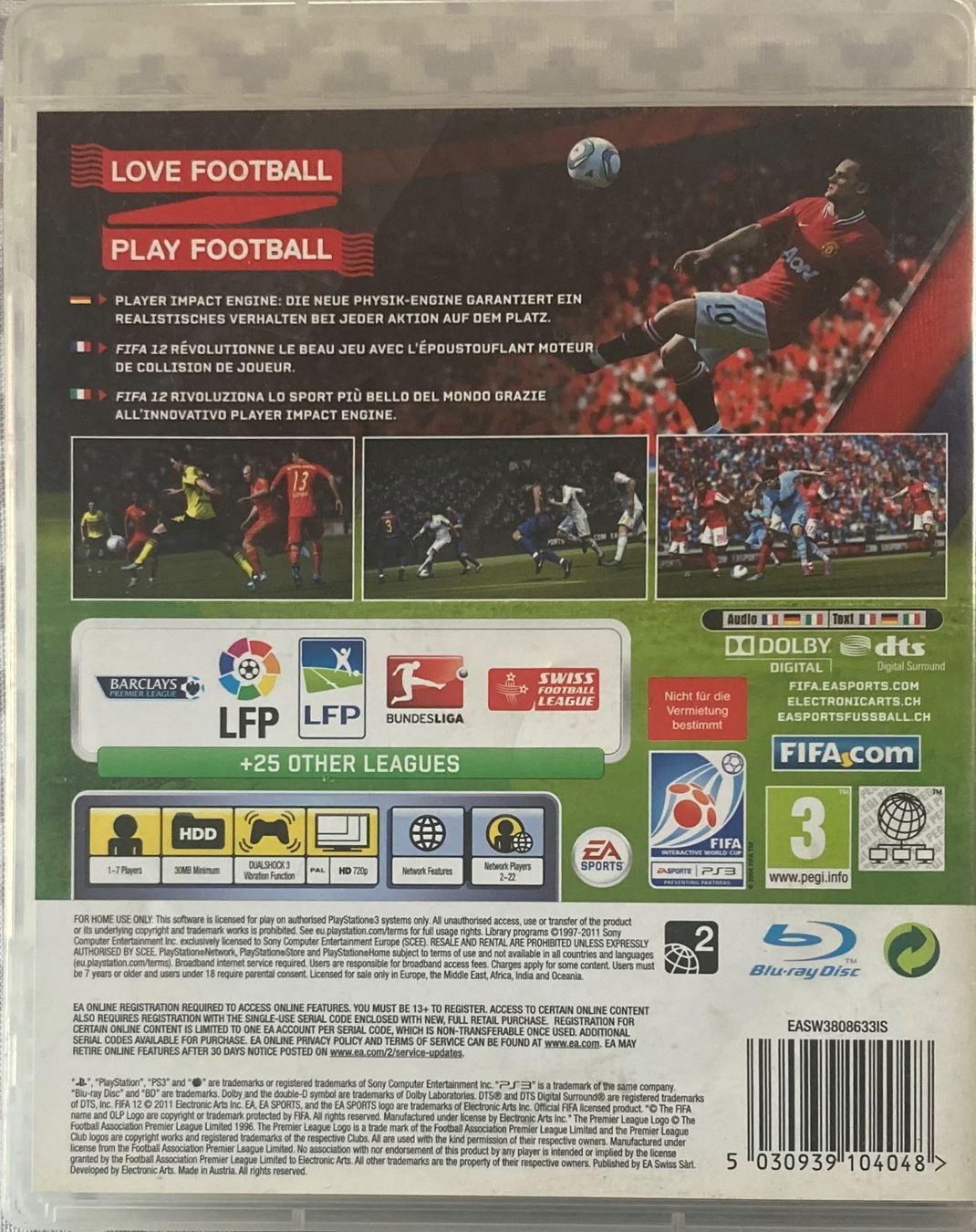 Spiele: PS3 - FIFA 12 – Gebraucht aus Poliez-Pittet von Newtown-Records 1