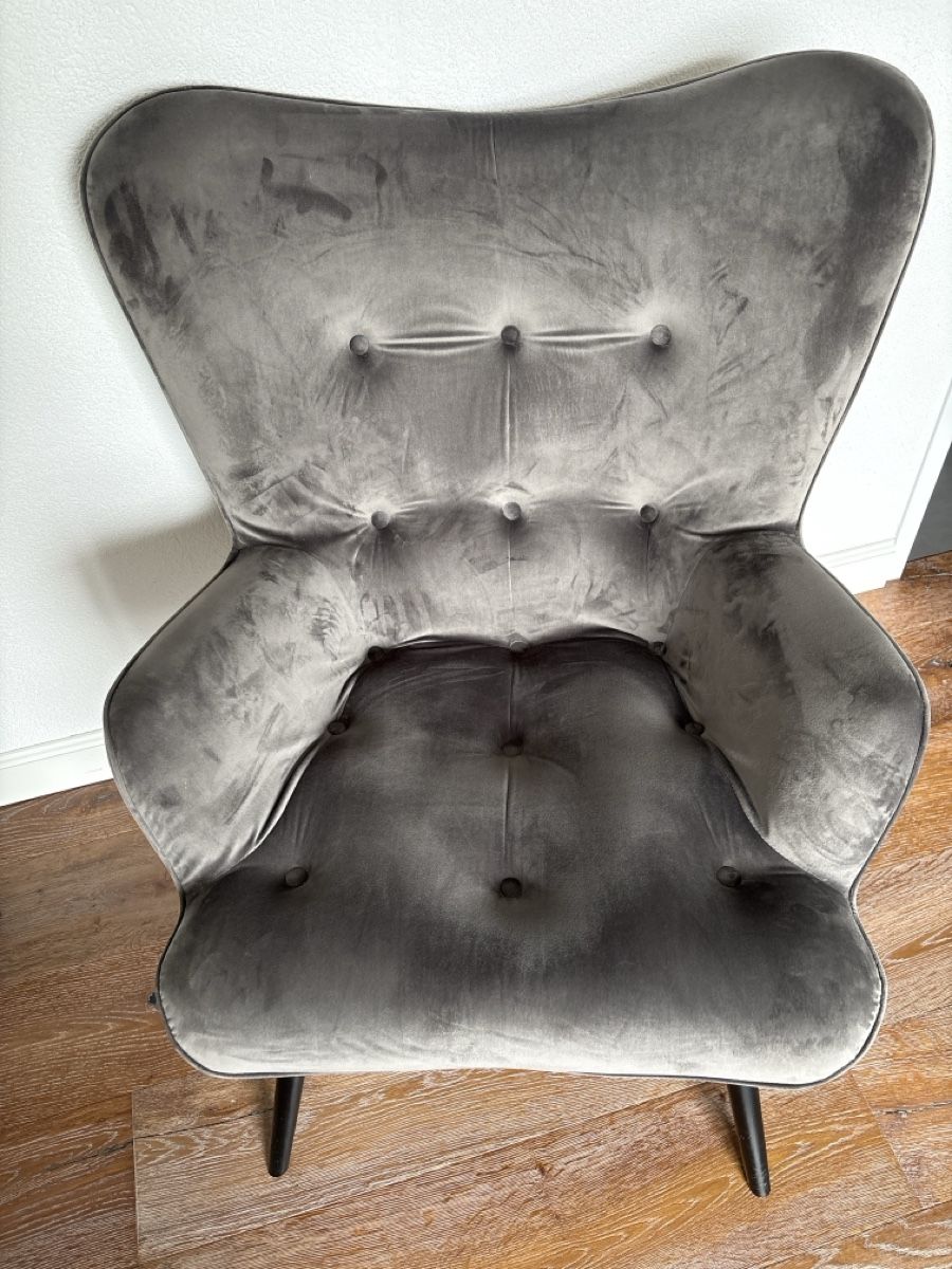 Kare Poltrone: Kare Design Sessel Vicky Samt Grau – Usato da Uitikon Waldegg venduto da Tatawlk 2