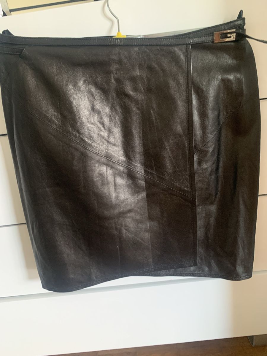 Gonne: Gucci schwarze echtleder jupe – Usato da Zürich venduto da Nikuska32 3