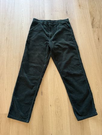 Carhartt Cord Manchester Hose Pants Bottoms Grün, Gr. 34x34