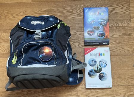 Ergobag Pack Schulrucksack Galaxie mit Klettis, Top!