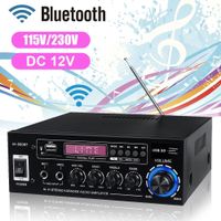 bluetooth 2000W Verstärker Vollverstärker HiFi Stereo