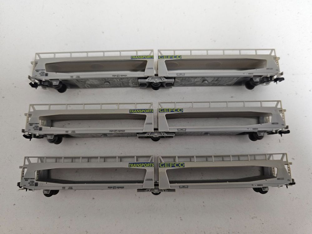 MAKETTE 4409 HO - Set De 2 Wagons Porte Autos TA52 Ep IV SNCF Makette Fr Id22950