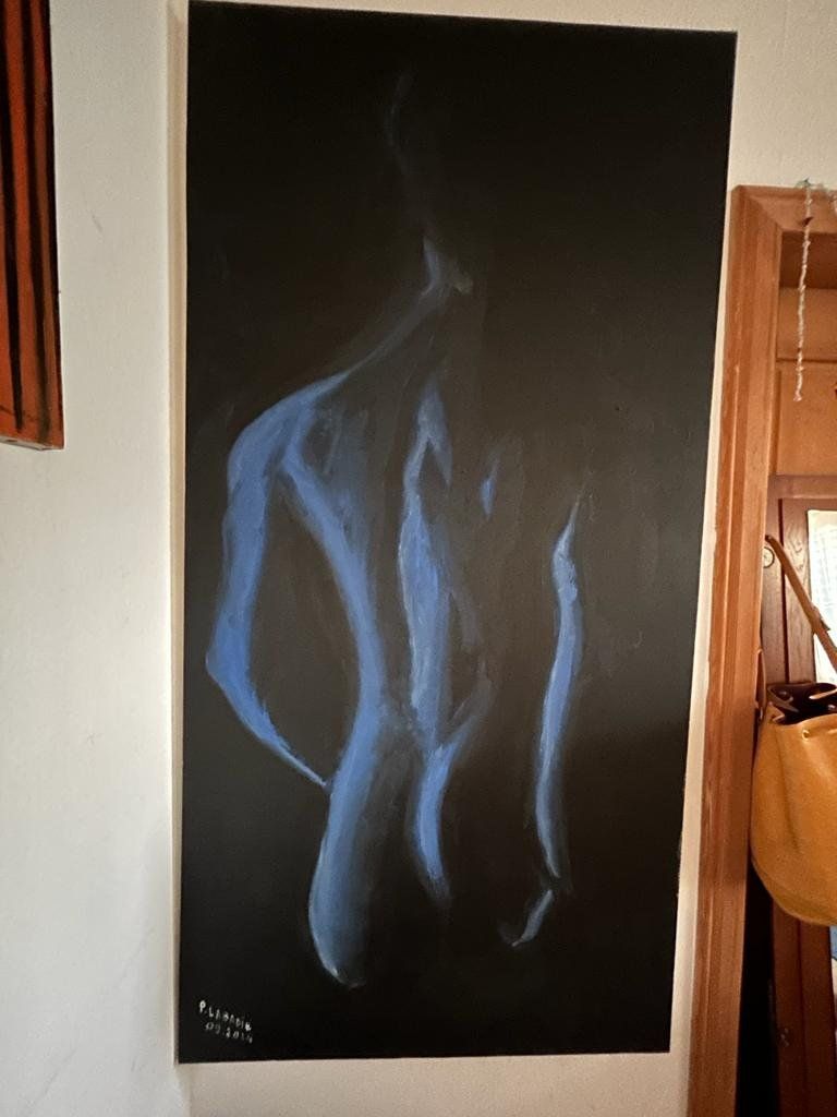 Foto & Immagini: "Nue Bleu" Acryl auf Leinwand – Usato da Schaffhausen venduto da amwr 4