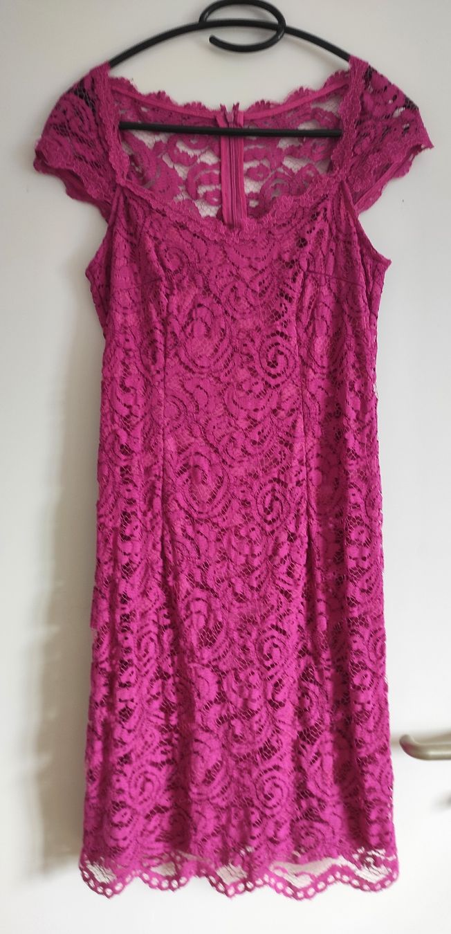 Esprit Vestiti: Esprit Cocktail Etui Kleid Pink Gr. 36 – Usato da Biel/Bienne venduto da AnikaNah 2