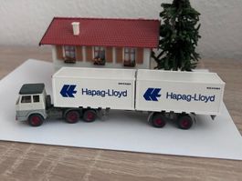 Wiking  Henschel Hanomag Hapag Lloyd Container Trailer