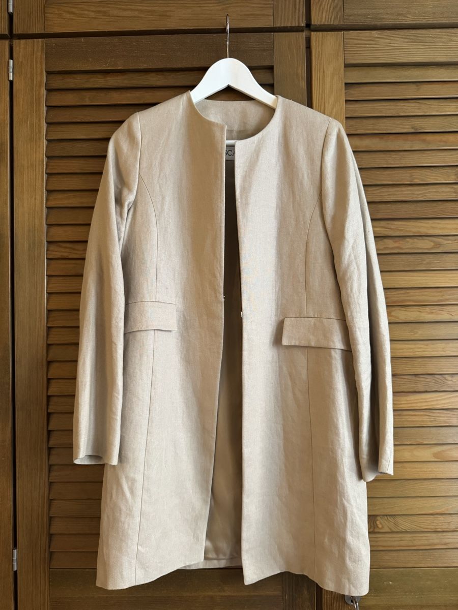 Scapa Vestiti: Scapa Leinen Kleid und Balzer Set, Beige, Grösse 38 – Usato da Zürich venduto da ahjelmer 6
