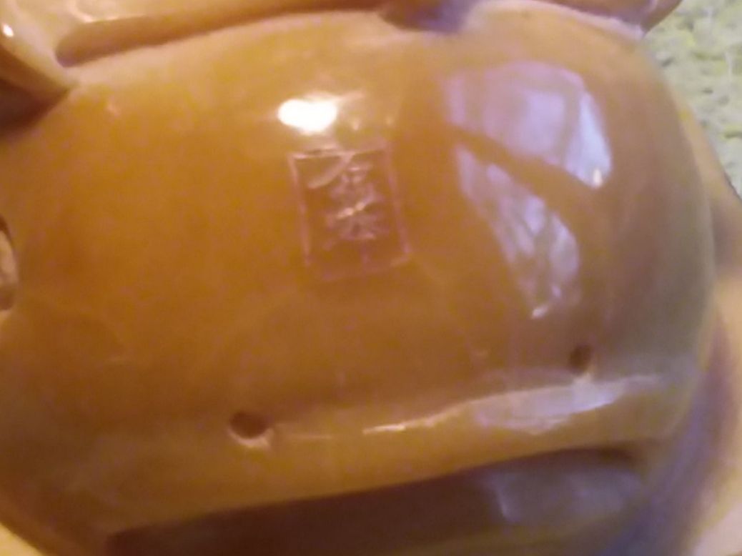 Statuette: Signiertes Netsuke, Mönch reitet Wal, Japan – Usato da Zürich venduto da sanwit 2