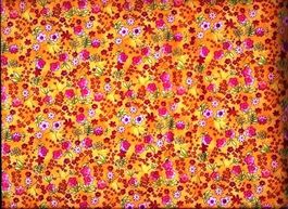 Baumwollstoff 50 x 130 cm feine Blümchen bunt