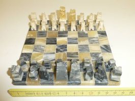 Schach Miniatur Marmor Mexico Schachspiel