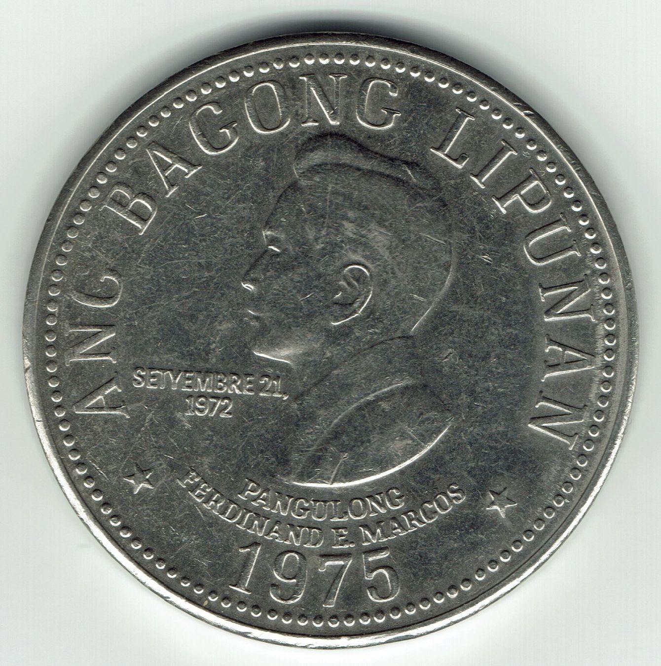 Tutti le monete: Münze Philippinen, 5 Piso 1975 – Usato da Winterthur venduto da sumpfis 1