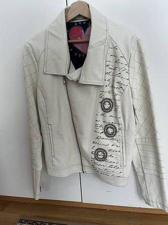 Lederjacke DESINGUAL Gr. 42, Top Zustand