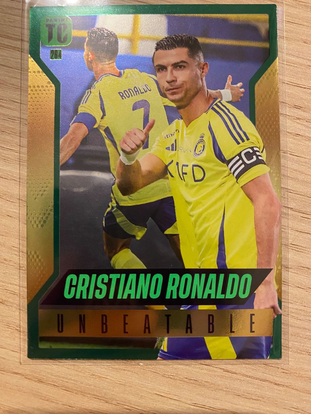 Panini Carte collezionabili: Panini Top Class 2025 Unbeatable Ronaldo green parallel – Nuovo (secondo la descrizione) da Zürich venduto da BVBWINNER