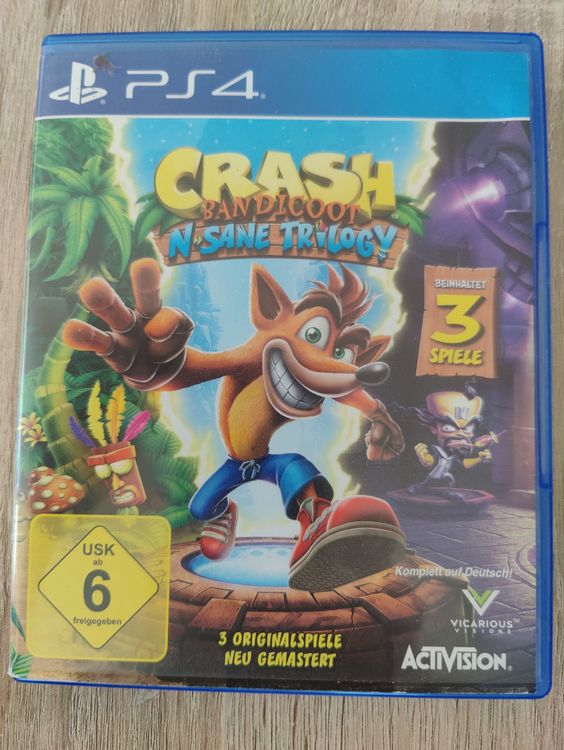 Platinum Trophy Service EU PS4 / Crash Bandicoot Trilogy