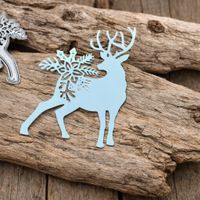 Stanzschablonen-Set 3D Hirsch neu