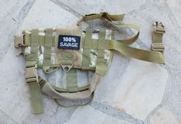 Harnais pour chien camouflage, taille M 