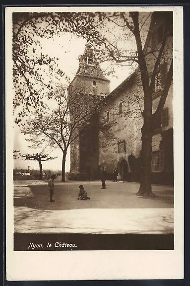 Cartoline postali: AK Nyon, Le Château, 1922 – Usato da Berlin venduto da bartko-reher