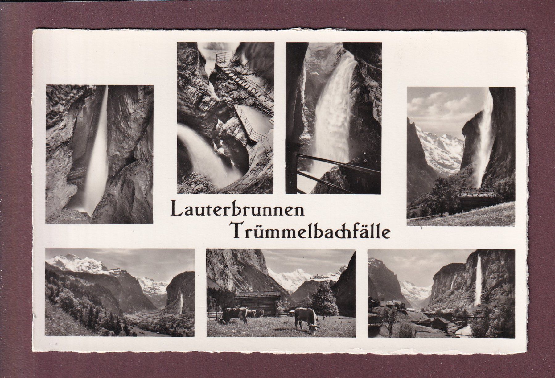 Cartoline postali: LAUTERBRUNNEN - Trümmelbachfälle – Usato da Pully venduto da nicecards