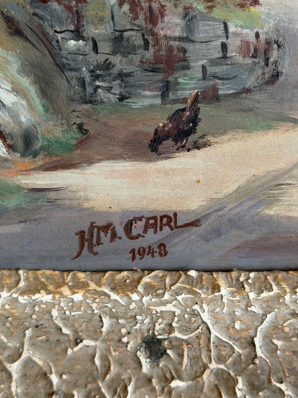 Dipinti: HM. CARL 1948 Original Gemälde – Usato da Basel venduto da PAUL_ART 5