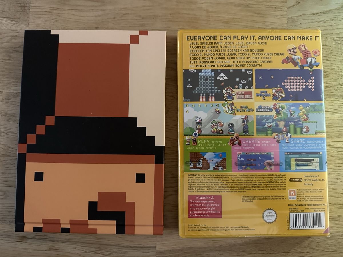 Nintendo Spiele: Super Mario Maker Nintendo WiiU Neu – Neu (gemäss Beschreibung) aus Kestenholz von Mad18 3