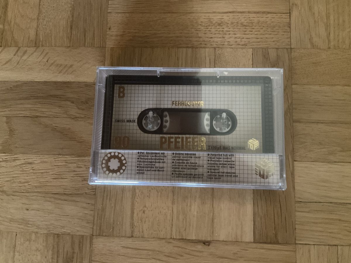 Musicassette: Musikkassette PFEIFER FERROSUPER-swiss made – Nuovo e nell'imballaggio originale da Steffisburg venduto da miatigi 1