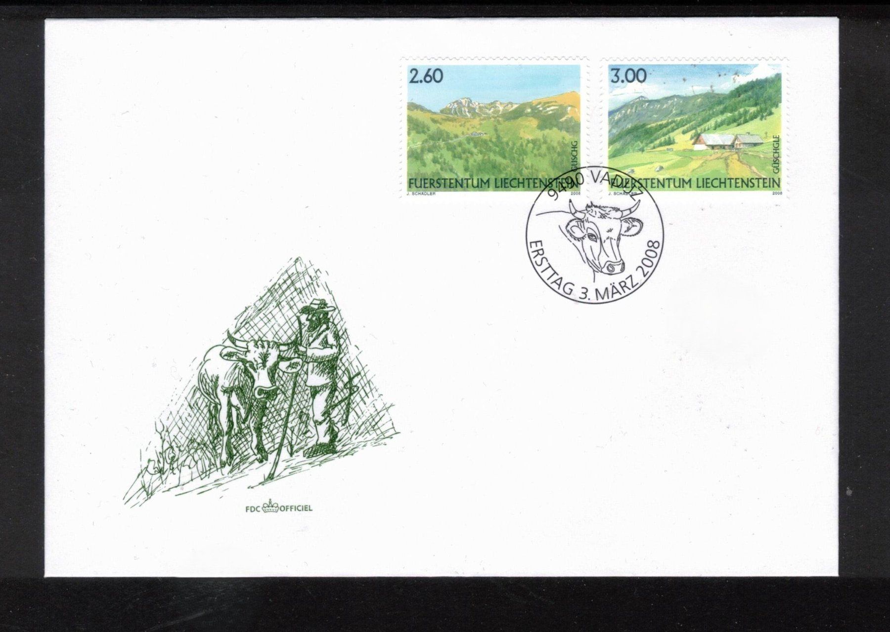 Tutti i francobolli: 2008 FDC Weidealpen  aus ABO – Usato da Rheinau venduto da loxis