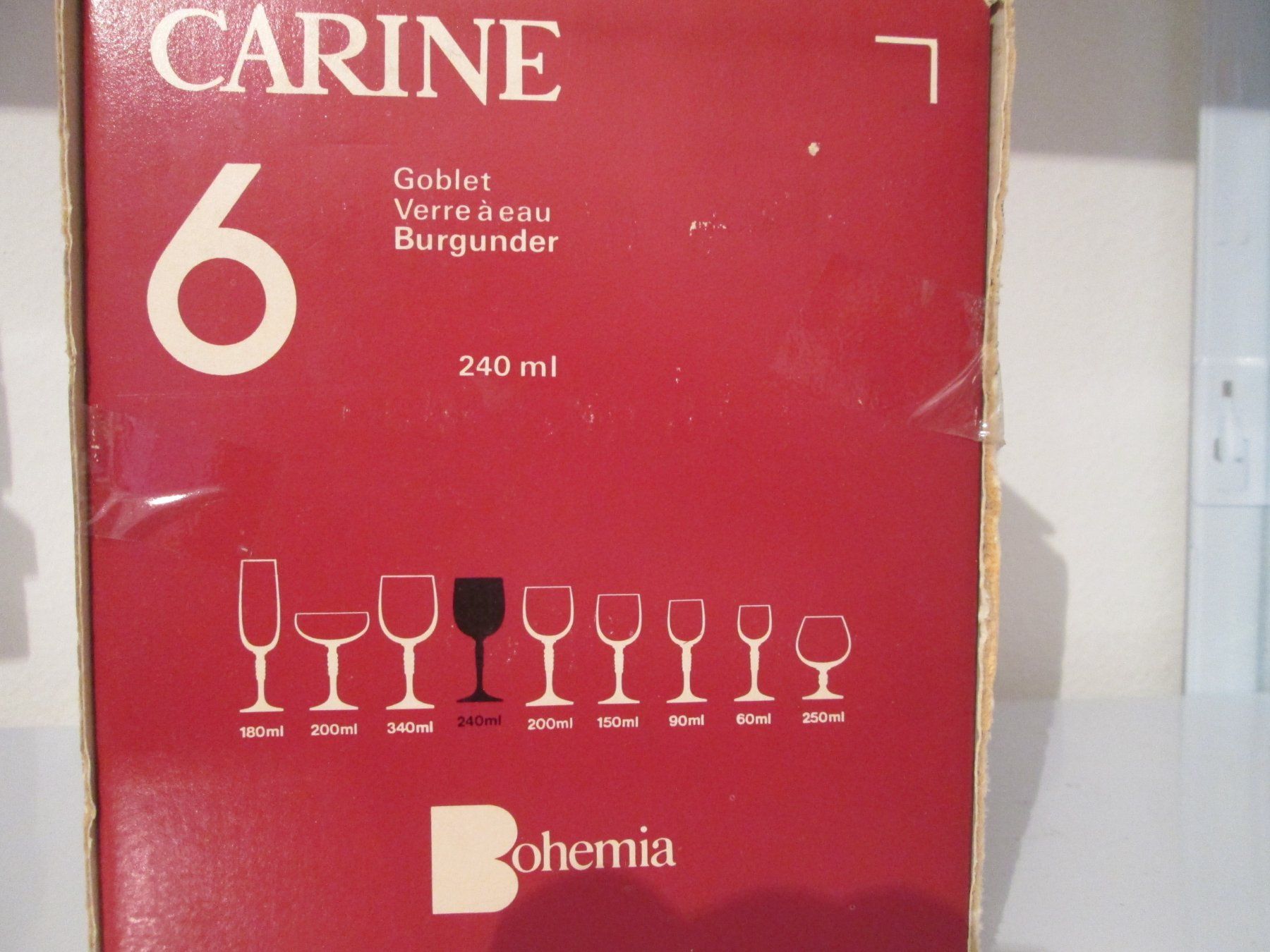 Verres: 6 verres à eau Bohemia Cristal – Neuf (Voir description) à Neuchâtel par Dualseele 2