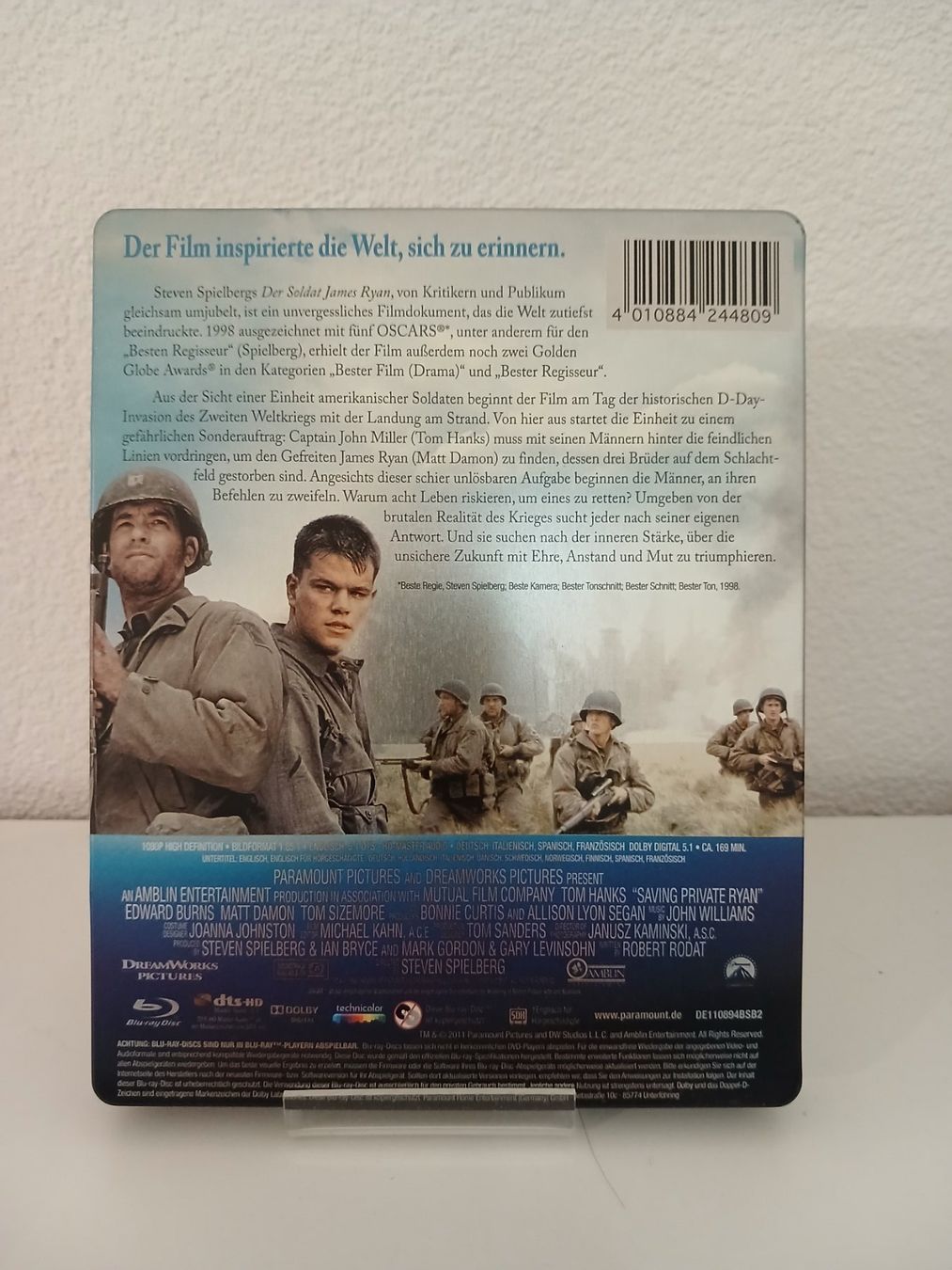 Alle DVDs: Saving Private Ryan-Bluray Steelbook – Neu (gemäss Beschreibung) aus St. Margrethen SG von SamusAran 1