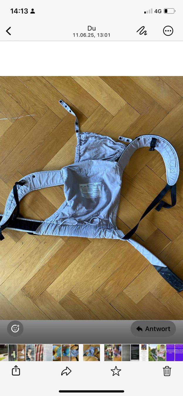 Rookie Marsupi portabebè: Babytrage Rookie grau – Usato da Zürich venduto da ama_nlf2