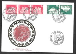 Sonderbrief S. 1040 100 Jahre Spielzeug-Eisenbahn Basel 1980
