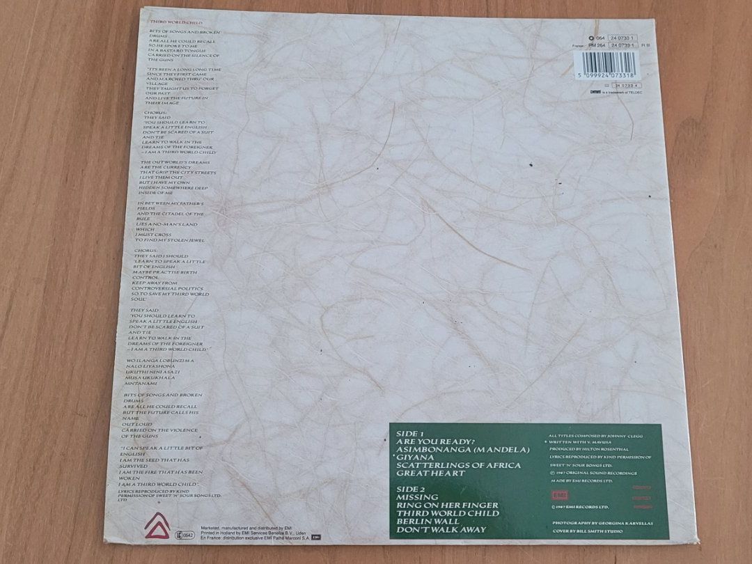 Dischi in vinile: LP  Johnny Clegg & Savuka – Usato da Martigny venduto da MZ-67 2