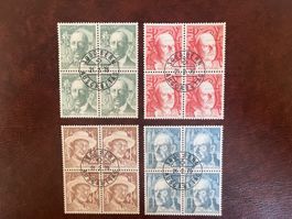 1979 Porträtmarken VI 4erblock ET-Stempel