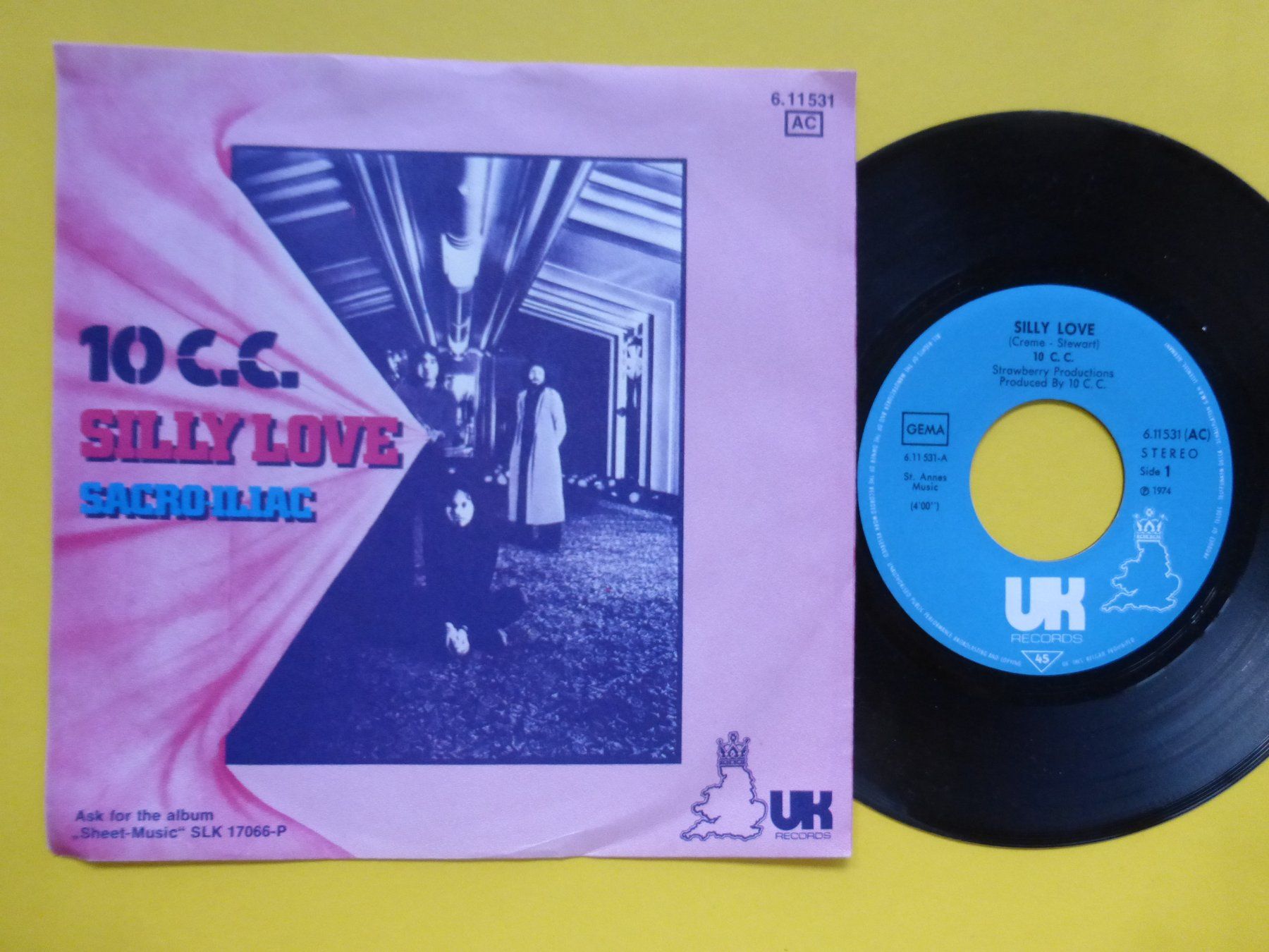 Dischi in vinile: 10 c.c. – Silly Love – Usato da Zürich venduto da Swiss57